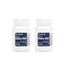 Dairy Aid Lactase Enzyme Caplets Generic for Lactaid Original 120 Ea.