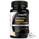 Liposomal NMNH & Ergothioneine Supplement, 6 in 1 Complex with NAC, Glutathione, Vitamin C & Selenium, for Women & Men, Healthy Aging, Antioxidant & Immune Support, 90 Capsules