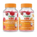 Lifeable Food Magnezyum & çinko Kids + Multivitamin Kids, Gummies Sche - Great Tasting, Vitamin Supplement, Gluten Free, GMO Free, Chewable Gummy
