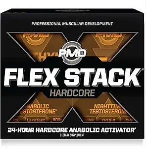 PMD Sports Flex Breaker 24 Saat Artan Kas Mass, Strength, Reduce Soreness, Libido ve Restful Sleep - Metrik Andro mastürbasyon 90 Capsules, Z-Test 90 Capsules