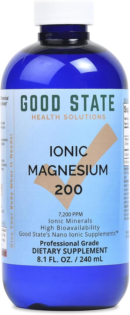 Good State Liquid Magnezyum 200 Supplement, 331, 8 fl oz, 1 Count