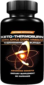 TermoBurnTM Ketosis Activator Keto Supplement + Apple Cider Vinegar Capsules Thermogenic Kilo kaybı. ACV Pills Work Synergistically Hunger Control, Detox, Diyet Pills Bu Çalışma