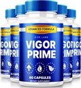 (5 Pack) Vigor Prime Capsules For Men, Official Male Formula for Maximum Performance, All Natural Vigor Prime to Support Endurance and Fitness, VigorPrime Multivitamins Reviews (300 Capsules)