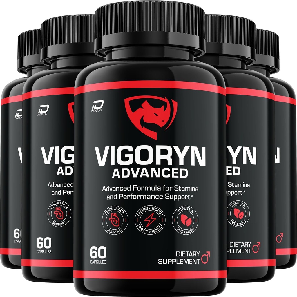 Vigoryn Advanced Formula Supplement, Vigoryn Pills for Men Reviews, 5 Pack, 300 Capsules