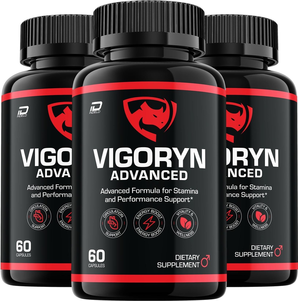 Vigoryn Advanced Formula Supplement, Vigoryn Pills for Men Reviews, 3 Pack, 180 Capsules