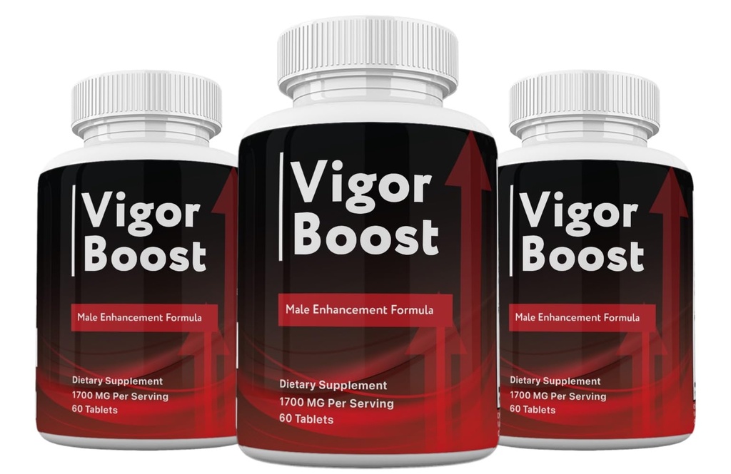 (3 Pack) Vigor Pills for Men, Vigor Male Supplement Advanced Formula, 180 Count