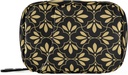 Flower Geometric Pill Box 7 Day Pill Τσάντα Τσάντα Ταξιδιού Χάπια Organizer με Zipper Φορητή Εβδομαδιαία Θήκη Συμπαγές Μέγεθος για τον κάτοχο Συμπλήρωμα