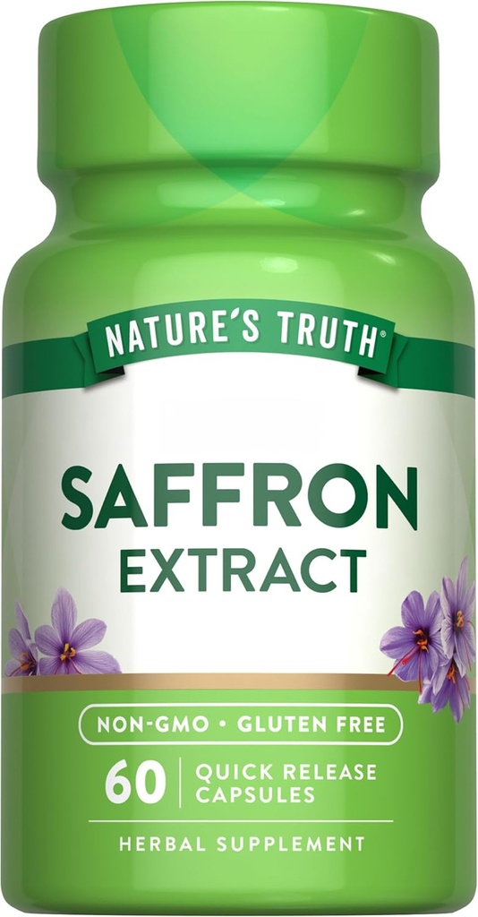 Συμπλήρωμα εκχυλίσματος Saffron Nature's Truth Saffron 