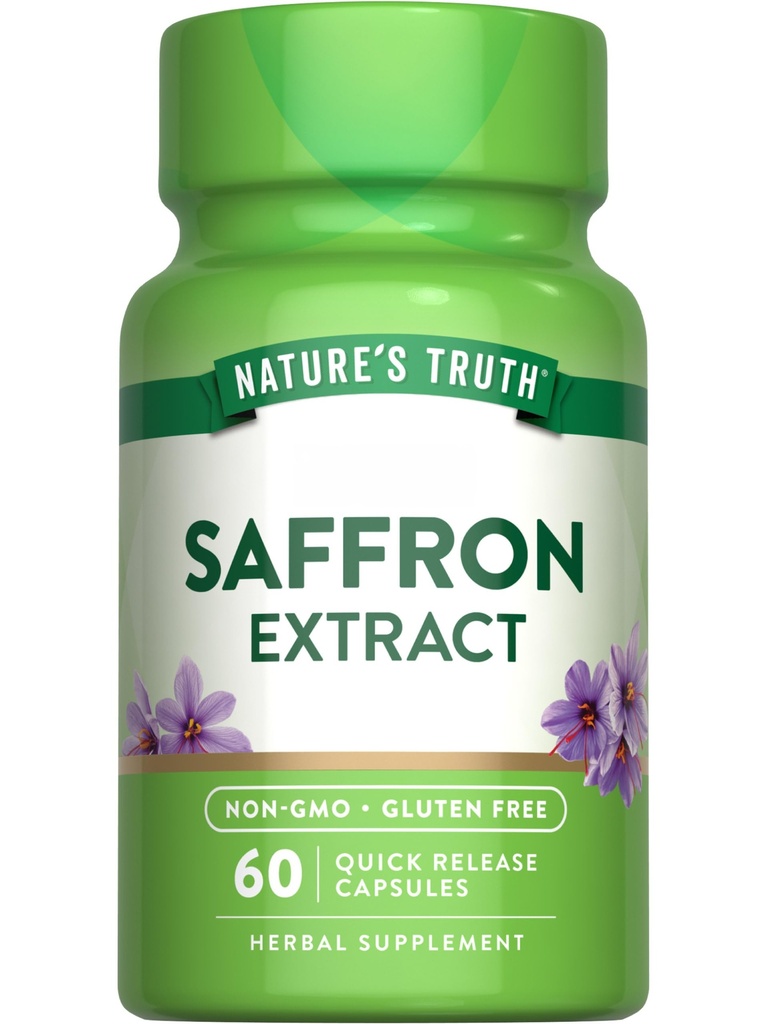 Nature's Truth Saffron Extract Supplement | Interd Capsules | Non-GMO & Gluten Free