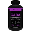 ML Naturals GABA (Gamma-Aminobutyric Acid) 1,000 mg Per Serving 240 Vegetable Capsules