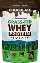 Opportunitas Grass Fed Chocolate Whey Protein Isolate Powder - 20g Protein Powder Χωρίς Τεχνητά γλυκαντικά, Hormone-free Happy Cows, Non GMO - 1lb