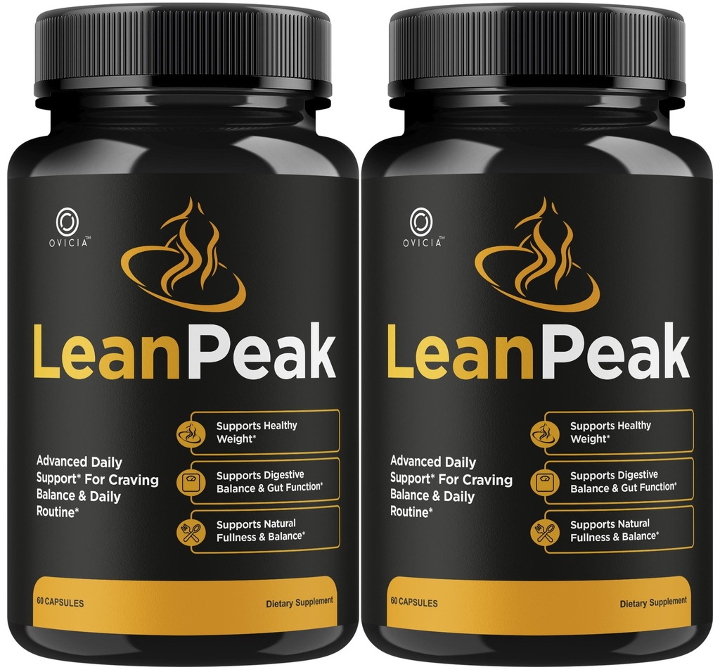 (2 Pack) Lean Peak - Lean Peak Advanced Capsules Support Premium Formula, LeanPeak Pills Maximum Strength All Natural for Overall Health and General Wellness Reviews, 120 Capsules for 2 Months