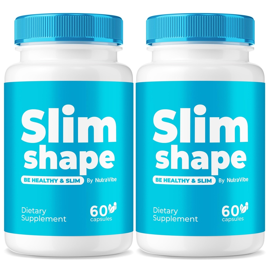 (2 Pack) SlimShape Pills – Official Keto Support Formula with a Clean, Natural Blend to Support Body Goals, Sustained Energy & an Active Lifestyle | Easy-to-Take Capsules for Daily Use (120 Capsules)