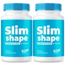 (2 Pack) SlimShape Pills – Official Keto Support Formula with a Clean, Natural Blend to Support Body Goals, Sustained Energy & an Active Lifestyle | Easy-to-Take Capsules for Daily Use (120 Capsules)