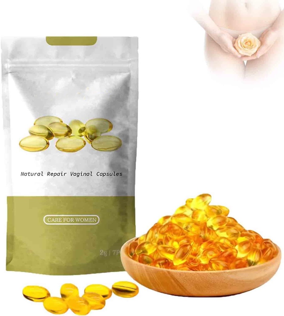 Instant Anti-Itch Detox Products, Capsulas, Firming Repair & Pink and Tender Natural Capsules, Stay Clear & Fresh (1Bag)