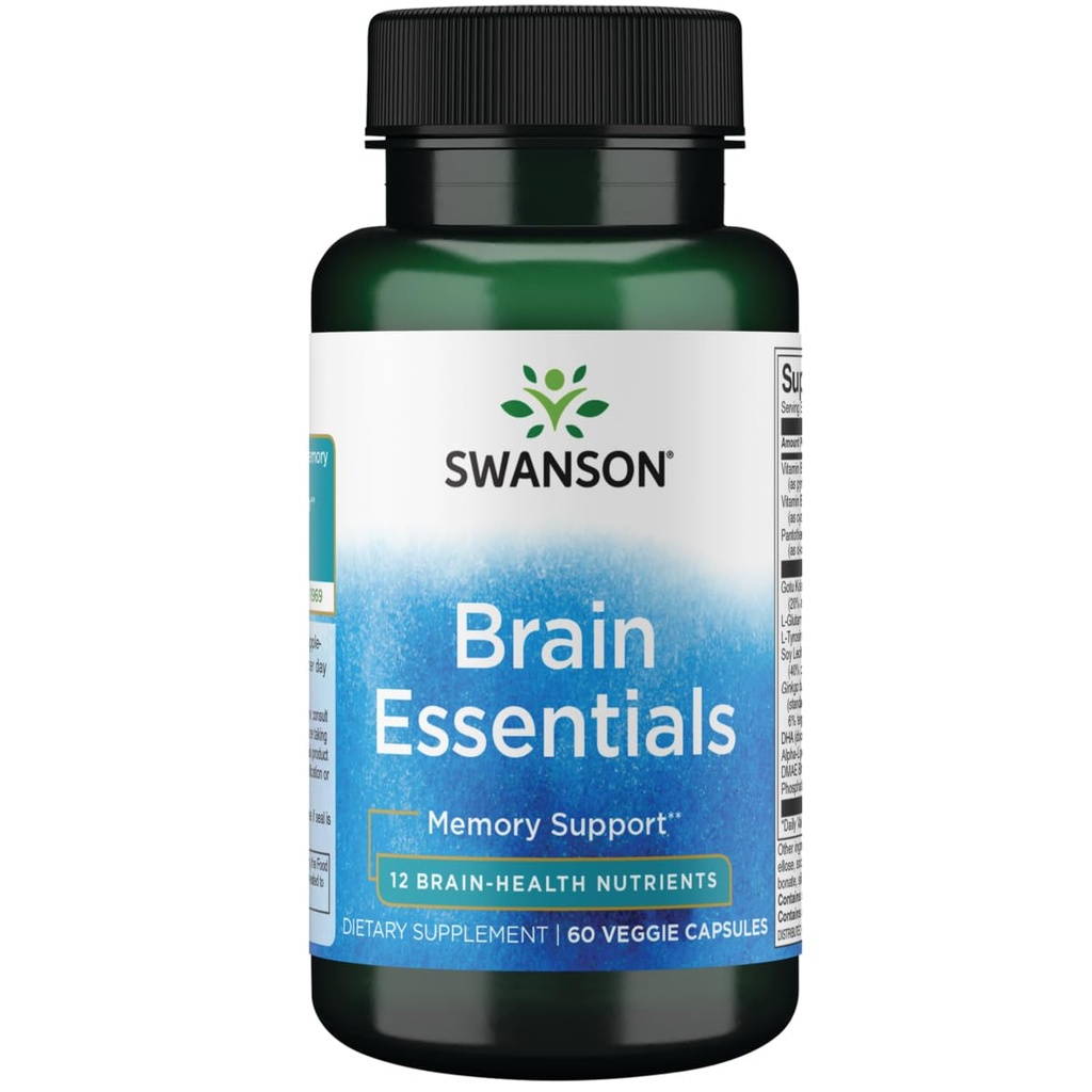 Swanson Beyin Temelleri 60 Veg Capsules