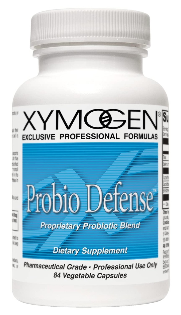 XYMOGEN Probio Defense - Pobiotics for Digestive Health - Καθημερινή Προβιοτική με Lactobacillus Rhamnosus Probiotic - Digestive Nutritional Συμπληρώματα - Γαλακτοκομικά Χωρίς Προβιοτικά (84 Κάψουλες)
