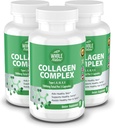 Multi Collagen Protein Supplement Supplement Capsules - 1800 mg Collagen Kompleks Tipleri I, II, III, V, X - Ortak Destek, Sağlıklı Saç, Cilt, Nails, Güzellik Vitaminleri, 100% Doğal, Non-GMO 270ct (3)