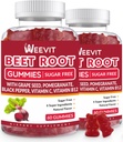 Arıt Kökleri Gummies, Nitrik Oksit Supplement for Men Women | Organik Arıt Gummy with Grape Tohum, Pomegranate, Black Pepper, Vitamin C, B12