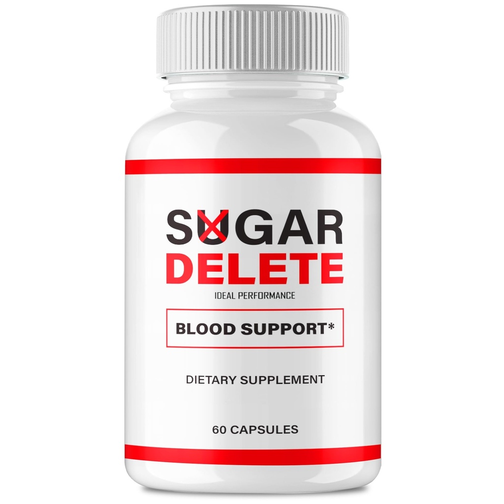 Sugar Delete Capsules, SugarDelete Blood Formula Support Supplement Pills, Premium Formula for Healthy Circulation & Stable Levels, All Natural Sugar Delete Pills Reviews (60 Capsules)
