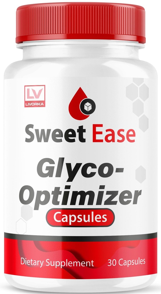 SweetEase Glyco Capsules, SweetEase Natural Pills Advanced Formula, 30 Capsules for 1 Month