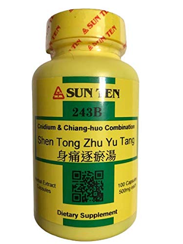 Sun Ten - Shen Tong Zhu Yu Tang (Cnidium and Chiang-huo Combination), 100 Capsules, 243B/身痛逐瘀湯 …