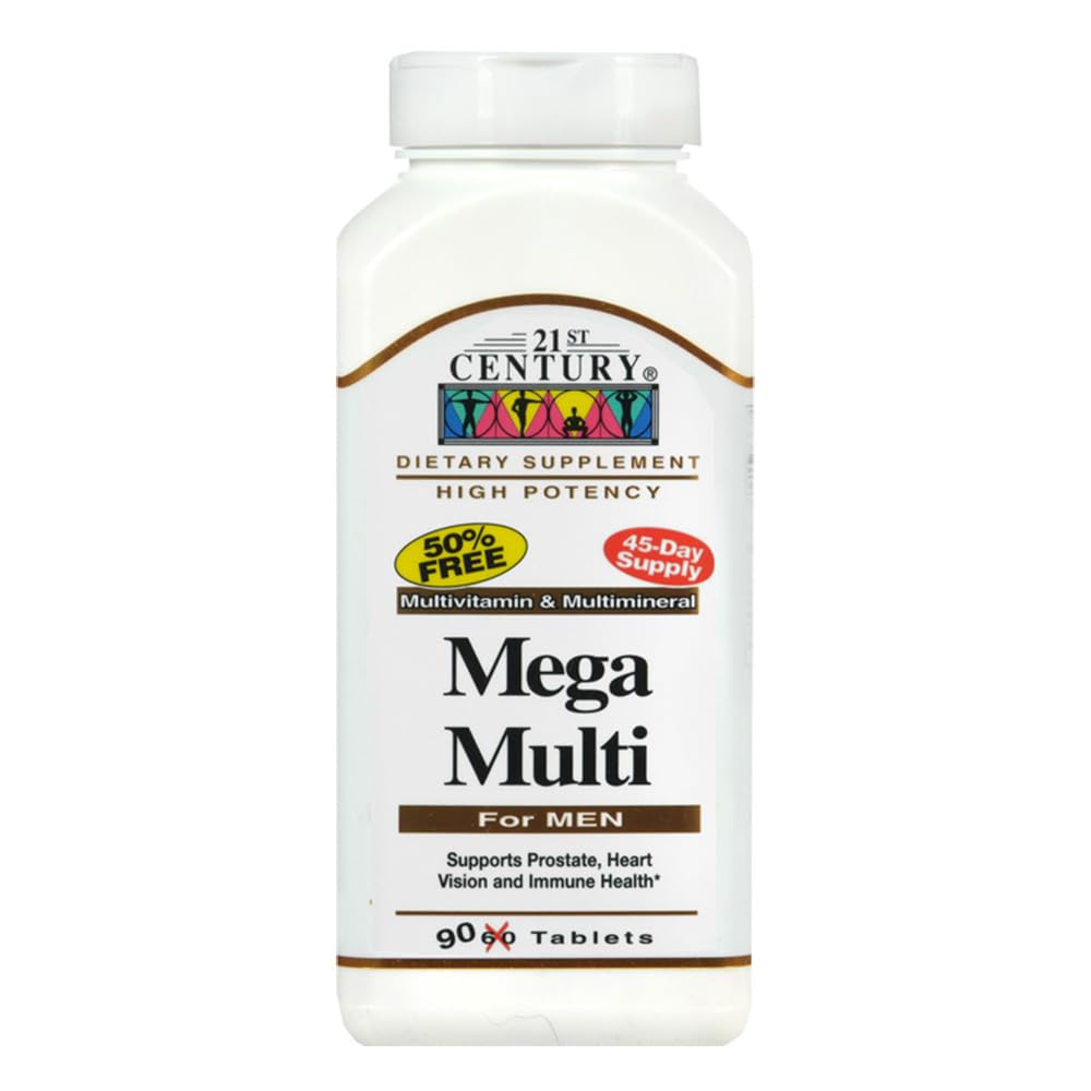 21. Yüzyıl Mega Erkekler için Çok, 90 Tablet