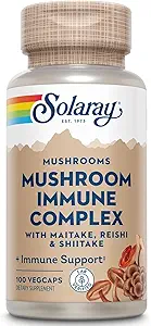 Solaray - Maitake Mushroom, 600 mg, 100 kapsül