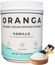 Organik Plant-Based - Rice, Pea, Riley Tohum proteini - Vanilla - Digestive Enzymes dahil, Hiçbir Katkı, Süt-Free, Soy-Free, Keto-Friendly, Gluten-Free, Non-GMO - 17 Hizmetler (442g)