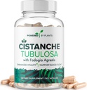 Cistanche Tubulosa με Fadogia Agrestis - Προωθεί Ζωτικότητα - Φυσικά συμπληρώματα για άνδρες & γυναίκες με βιοπερίνη από Powered X Φυτά, 90 Services