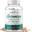 Cistanche Tubulosa with Fadogia Agrestis - Promotes Vitality - Natural Supplements for Men & Women with Bioperine by Powered X Plants, 90 Servings