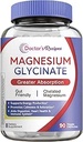 Doctor's Recipes Magnesium Glycinate Supplement, Amino Acid Chelated, Non Buffered, High Absorption, Easy on Stomach, Support Calm, Bone, Heart, Energy, Nerve, 90 Vegan Capsules