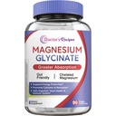 Doktor'un Tarifleri Magnezyum Glycinate Supplement, Amino Asit Chelated, Non Buffered, High Abxia, Easy on Stomach, Support Calm, Bone, Heart, Energy, Nerve, 90 Vegan Capsules