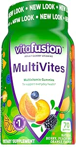 Vitafüzyon MultiVites Gummy Vitamins, 70ct (Pack of 3)