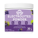 Sugar-Free Electrolyte Powder Drink Mix, Daily Hydration Powder with 6 Key Electrolytes, Trace Minerals, Keto Friendly, Vegan, Non-GMO, 30 Servings