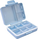 Travel Pill Organizer Θήκη Pocket Container, 9 Διαμερίσματα Καθημερινή Θήκη Χάπια για Βιταμίνη / Fish Oil / Συμπληρωματικά