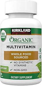 Υπογραφή KIRKLAND USDA Organic Multivitamin, 80 Επικαλυμμένα δισκία