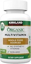 KIRKLAND Signature USDA Organik Multivitamin, 80 kapaklı Tabletler