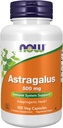 NOW Συμπληρώματα διατροφής, Astragalus (Astragalus membranaceus) 500 mg, Υποστήριξη ανοσοποιητικού συστήματος *, 100 Κάψουλες