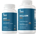 Dr. Tobias Adult Multivitamin & Psyllium Daily Supports Energy, Immunity & Healthy Bowel Movations with 42 Fruits & Vegatables, Psllium Husk, Bentonite Clay, Flaxseed & Natural Ingredients