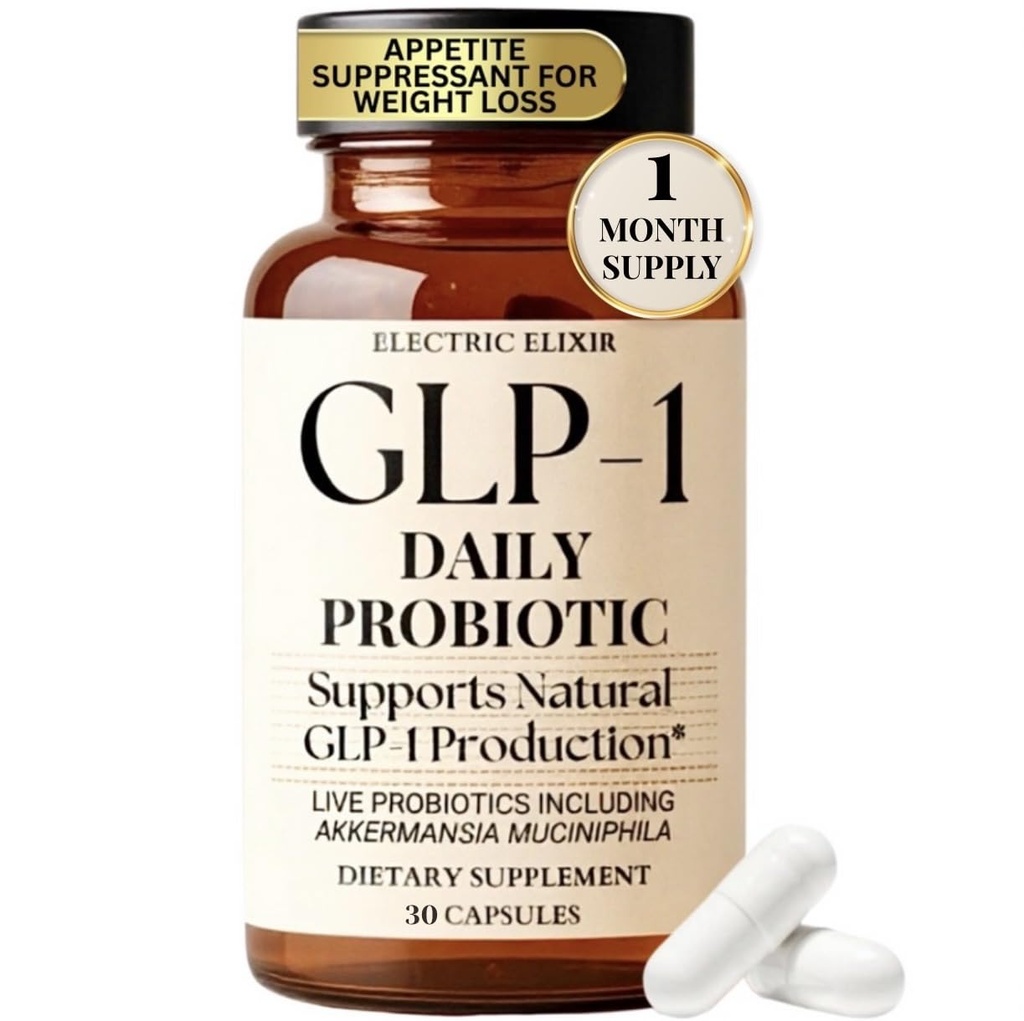 GLP-1 Weight Loss Supplement with Akkermansia - Reduce Hunger & Cravings, Support Fat Loss & Metabolism, Boost Natural GLP1 Production, Appetite Suppressant for Men & Women
