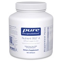 Pure Encapsulations Nutrient 950 A Without Copper & Iron | Hipoallergenic Multi-Vitamin/Mineral Formula for Optimal Health | 180 Capsules