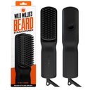 Vahşi Willies Beard Rightener for Men - 3 Sıcaklık Ayarları, Turmaline Seramik Heated Beard Brush & Hot Comb - Portatif, Ionic Technology, Coarse & Curly Hair, 400F - Grooming Tool