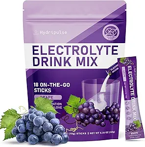 Elektrolytes Toz Paketleri - Sugar Free, Doğal Flavored, 10 Electrolyte & Vitamins Electrolyte Drink Mix - Watermelon Flavors, Keto Friendly, Vegan, Non- GMO, 18 Packets