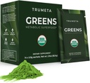 Greens Toz Seyahat Paketleri - 14 Memory için hizmet, En İyi Tadım Super Greens Toz Organik Spirulina, Goji, Beetroot, Pomegranate I Vegan, Non-GMO