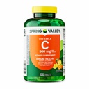 Vitamin C 500 mg, 200 Chewable Tablets Tropical Fruit Flavor, Immune Support Dietary Supplement