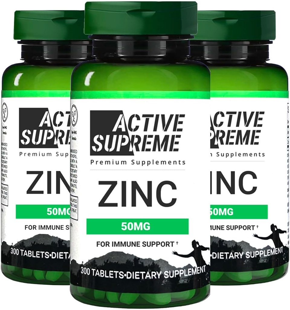 3 Pack çinko Citrate 50 mg - Destek Immune System & Reproductive Health