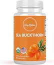 Sea Buckthorn Capsules 1000 mg | Organik Herbal Supplement | Omega 3, Omega 6, Omega 7 ve Omega 9 | 60 Capsules