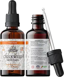 Chickweed Tincture, Organik Chickweed Ekstraksiyon (Stellaria Media) herb, Chickweed Supplement Supplement