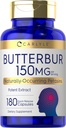 Carlyle Butterbur 150 mg | 180 Capsules | Potent Extract | Neurology Support Supplement | Non-GMO, Gluten Free, PA Free